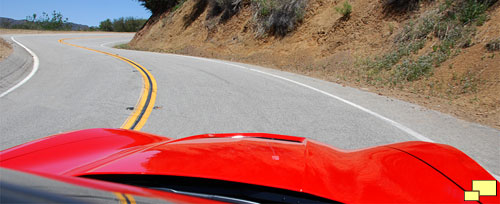2014 Corvette on Mulholland Highway