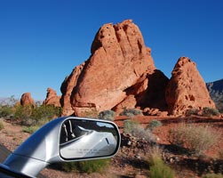 2016 Chevrolet Corvette C7 in Blade Silver Metallic at the Valley Of Fire Region Nevada