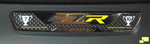 2016 Corvette C7.R Special Edition Dash Plaque