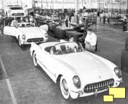 1953 Corvette production