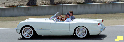 1955 Corvette in Polo White