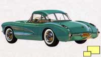 1957 Corvette Brochure Illustration