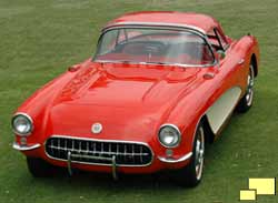 1957 Corvette in Venetian Red