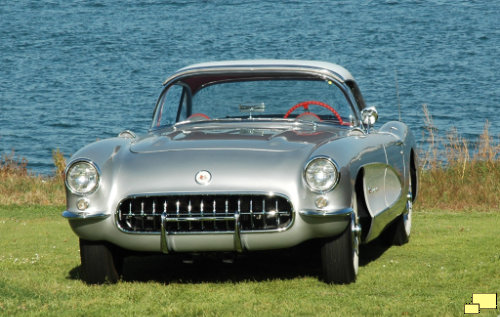 1957 Corvette C1 Fuel Injection in Inca Silver