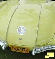 1958 Corvette trunk spears