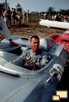 1959 Sting Ray Racer at Watkins Glen, September 1960 Dick Thompson Driving