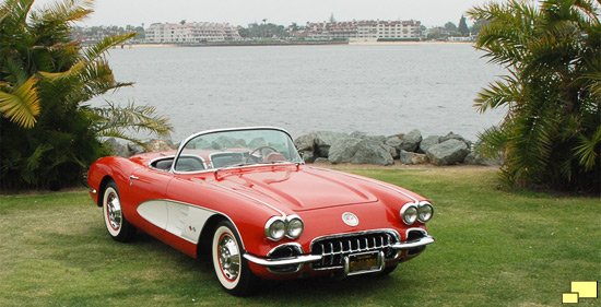 1960 Chevrolet Corvette C1 in Roman Red