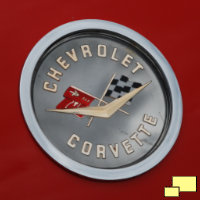 1962 Corvette C1 Trunk Badge