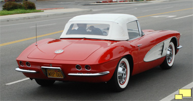 1961 Corvette in Roman Red