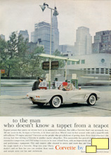 1961 Corvette magazine print ad