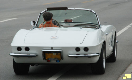 1962 C1 Corvette in Ermine White