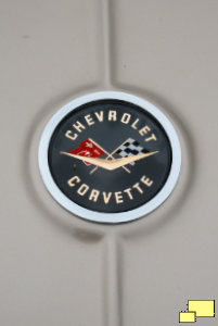 1960 Corvette C1 Trunk Badge