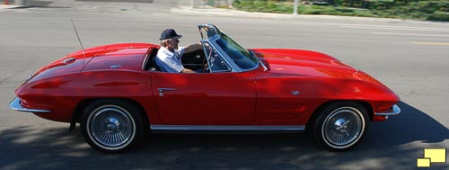 1964 Corvette Convertible in Riverside Red