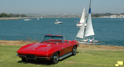 1966 Corvette C2 in Rally Red, San Diego CA