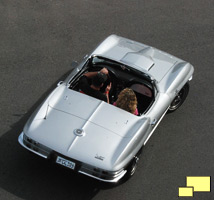 1966 Corvette in Silver Pearl