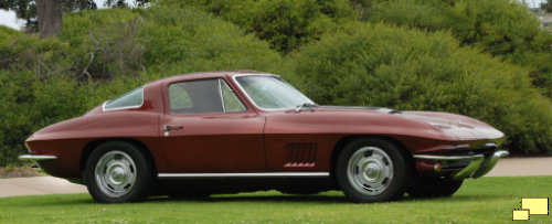 1967 Corvette Big Block in Marlboro Maroon