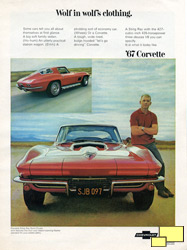 1967 Chevrolet Corvette Stingray print ad