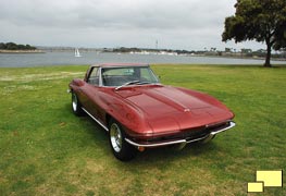 1967 Corvette Convertible with Hardtop in Marlboro Maroon