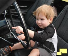 Charming Boy Checking out 1968 Corvette