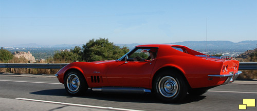 1969 Corvette C3 Coupe Color: Monza Red
