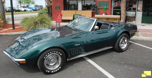 1971 Corvette Convertible in Brands Hatch Green