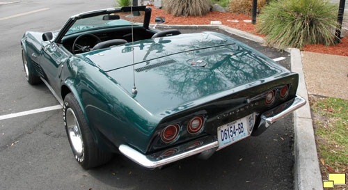 1971 Corvette Convertible in Brands Hatch Green