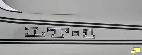 197 -Corvette LT-1 Hood Decal