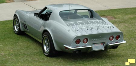 1972 Corvette in Pewter Silver