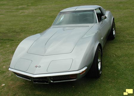 1972 Corvette in Pewter Silver