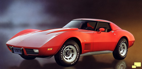 1977 Corvette in Medium Red