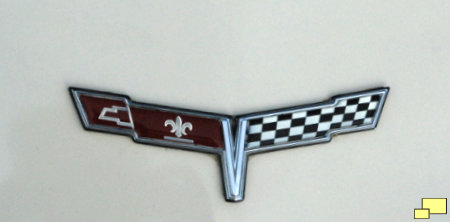 1980 Corvette Front Hood Emblem
