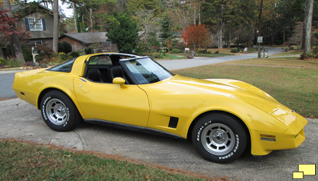 1980 Corvette C3 in Yellow