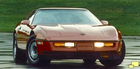 1984 C4 Corvette front view