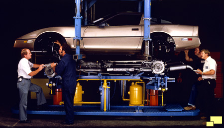 C4 Chevrolet Corvette body, chassis