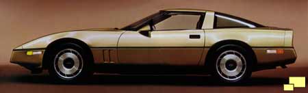 C4 Corvette, side view