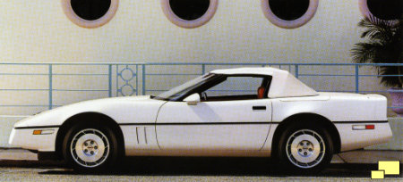 1986 Corvette Convertible Brochure Illustration