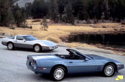 1986 C4 Corvette Convertible, Coupe
