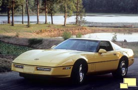 1986 Corvette C4 in Yellow