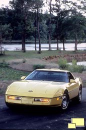 1986 Corvette Coupe in Yellow
