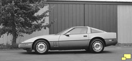 1987 Corvette C4 official GM photograph