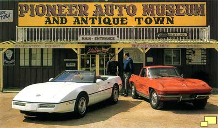1987 C4 Corvette brochure illustration