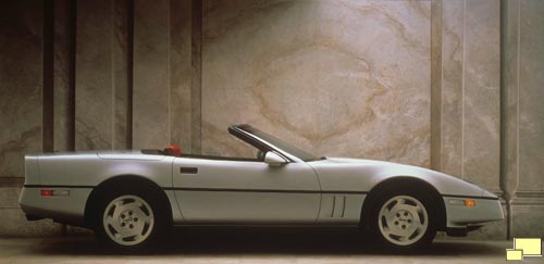 1988 Corvette C4 Convertible Silver Metallic