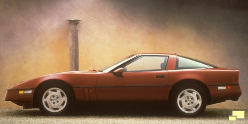 1988 Corvette C4 Coupe Dark Red Metallic