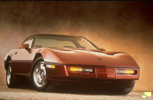 1988 Corvette C4 Coupe Dark Red Metallic