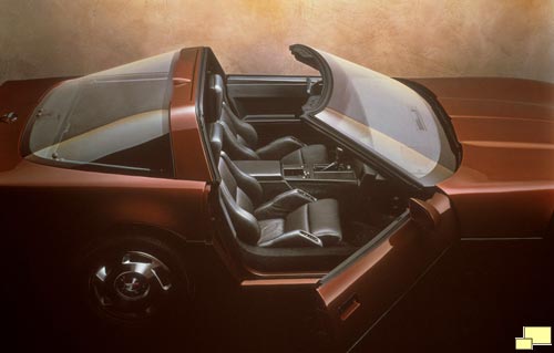 1988 Corvette C4 Coupe Dark Red Metallic, Interior