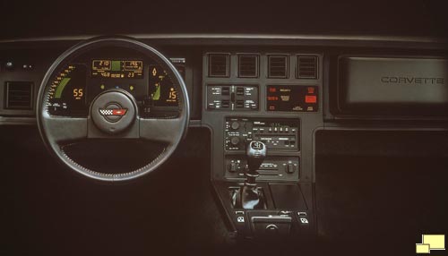 1988 Corvette C4 Dashboard Six Speed Manual Transmission