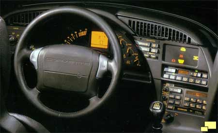 1990 Corvette interior