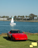 1991 Corvette C4 Convertible in Red