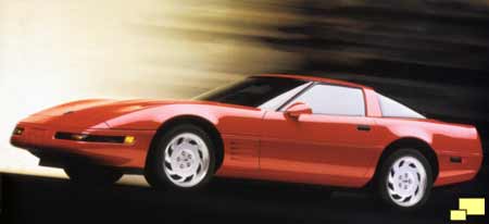 1991 Corvette C4 - brochure illustration