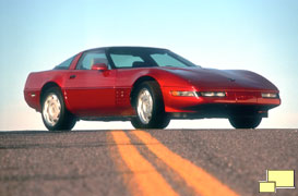 1992 Corvette Coupe Dark Red Metallic